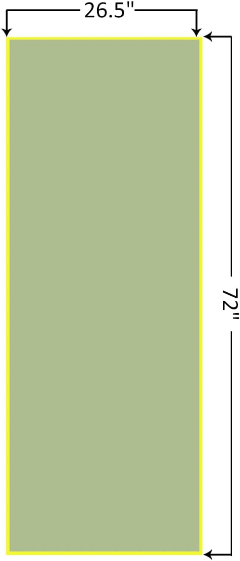 Eunzel Hot Yoga Towel Non Slip Yoga Mat Towel Non-Slip Sweat Absorbent Towel for Hot Yoga, Pilates and Workout 72" x 26.5", Blue