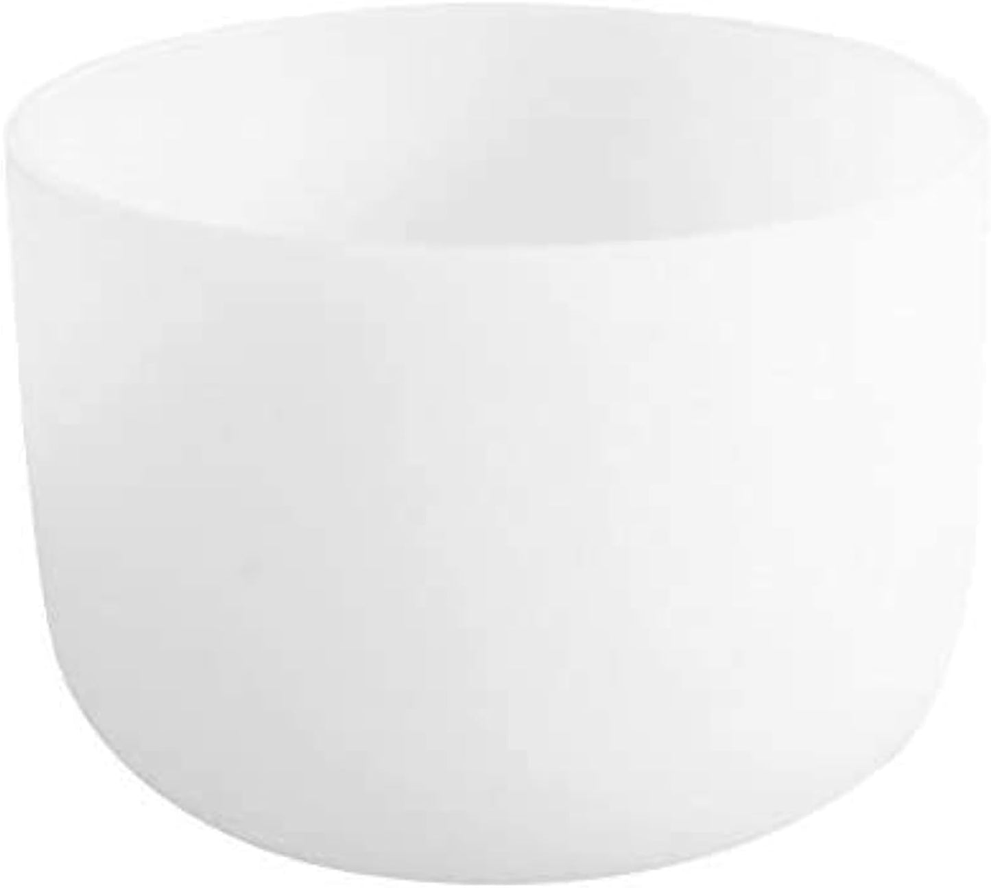 ENERGYSOUND 432Hz A Note Third Eye Chakra Frosted Quartz Crystal Singing Bowl 7 inch mallet and o-ring included