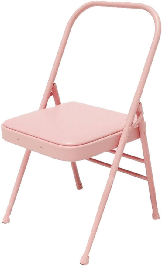 Pilates Yoga Chair with Lumbar Support Home Stool Balance Handstand Training for Office Garden Event Dining(Color 3)