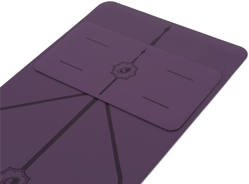 Liforme Yoga Pad - Patented Alignment System, Warrior-like Grip, Non-slip, Eco-friendly, 4.2mm Thick Pad for Knee, Elbow and Hand Support