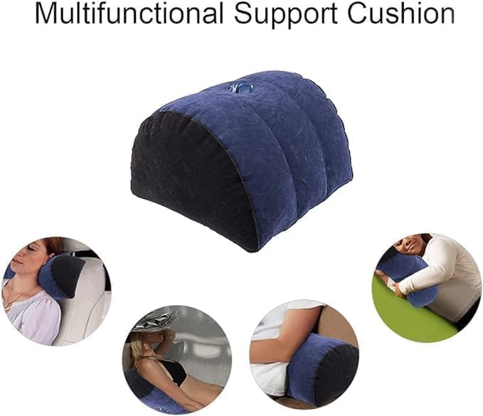 2026 Upgraded Bolster Pillow Inflatable Cushion, Positioning for Deeper Position Support Toy Pillow Inflatable for Positions, Ramp Furniture for Bedroom Men Women Yoga Couples Sweater