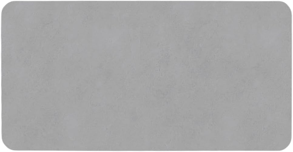 TYUU Bath Mat, Bathroom Rugs Non Slip Washable Thin Absorbent Quick Dry Bath Mat Fits Under Door Bathroom Floor Mat Perfect for Bath, Shower, or Sink 24"x36" Dark Grey