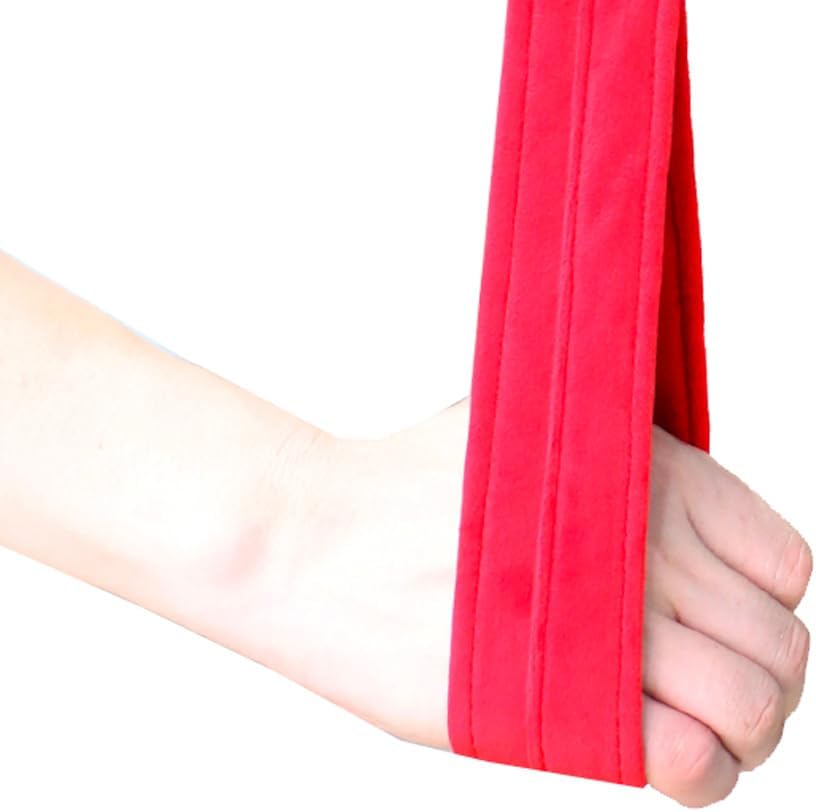 4.9ft 1.5m Aerial Straps Ropes Yoga Aerial Acrobatics Body Aerial Loop Trapeze Circus Apparatuses Equipment Three-Layer Straps 1 pairs
