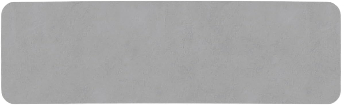 TYUU Bath Mat, Bathroom Rugs Non Slip Washable Thin Absorbent Quick Dry Bath Mat Fits Under Door Bathroom Floor Mat Perfect for Bath, Shower, or Sink 24"x36" Dark Grey