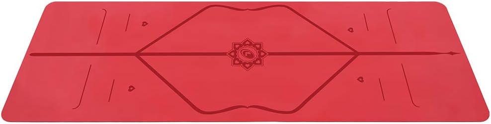 Liforme Travel Yoga mat – Patented Alignment System, Warrior-Like Grip, Non-Slip, Eco-Friendly, Ultra-Lightweight and Sweat Resistant, Made with Natural Rubber