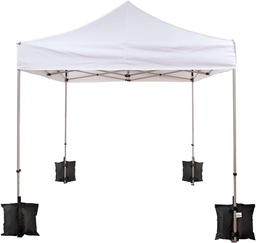 Ontheway Sand Bags for Canopy Tent, Heavy Duty Weights Sandbags, 4pcs-Pack (Black)