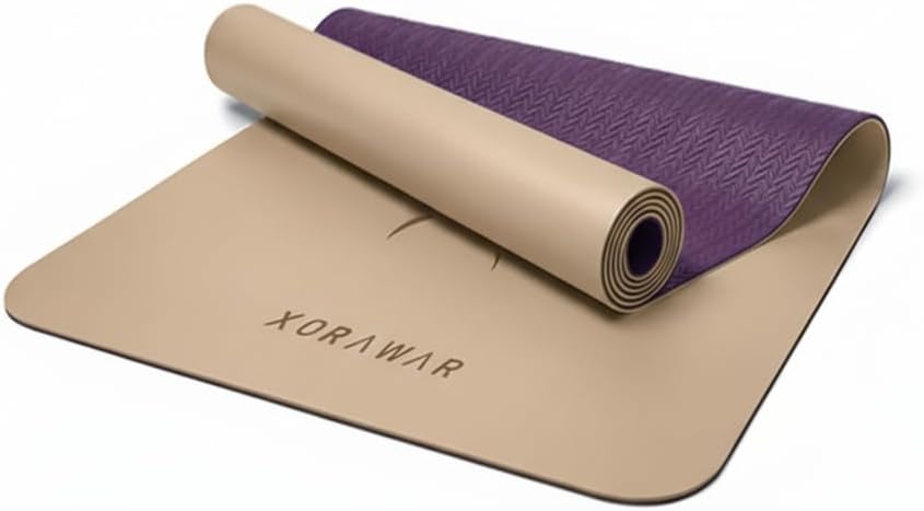 Natural Rubber Mat with Bag | 4.5 mm Pilates Mat | Non Slip Yoga Mat Non Slip| Gym Mats for Home Gym Floor Mat | Home Exercise Mats for Home Workout Accessories | Fitness Mat, Workout Mats for Home Gym | Yoga Matt | Stretching Mat