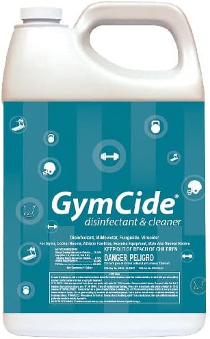 GymCide Disinfectant, Cleaner, and Deodorizer for Gyms, Sports Equipment, and Fitness Centers Bundle (1 Concentrated Gallon and 2-32 Ounce Bottles)