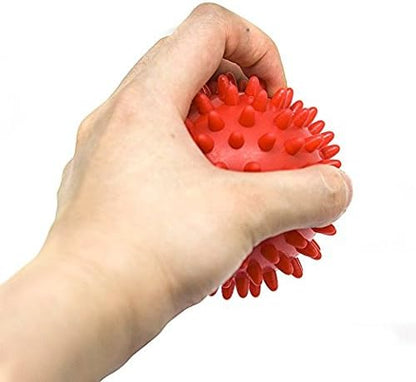 VORNNEX Pack of 2 Spiky Hard Massage Balls - Foot Arch Trainer Plantar Fasciitis, Muscle Massager Ball Exercise