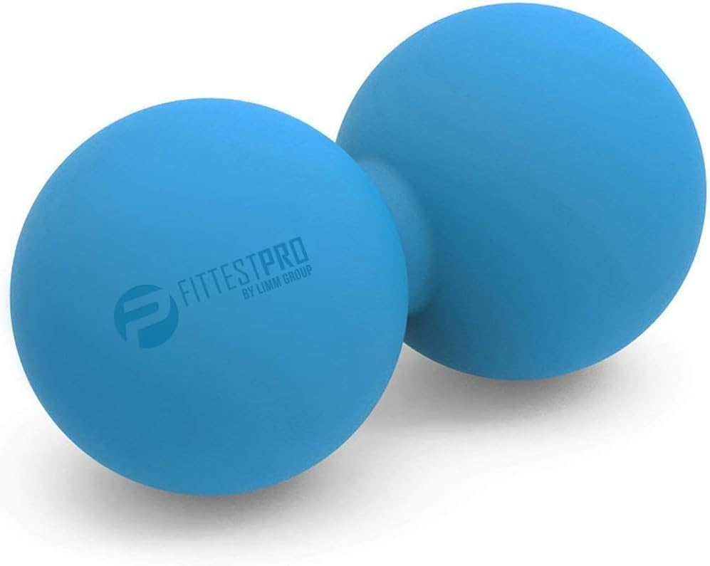 Peanut Massage Ball - Double Lacrosse Massage Ball & Mobility Ball for Physical Therapy - Deep Tissue Massage Tool for Myofascial Release, Muscle Relaxer, Acupoint Massage