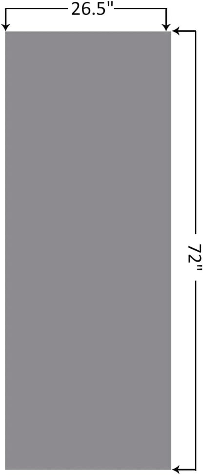 Eunzel Hot Yoga Towel Non Slip Yoga Mat Towel Non-Slip Sweat Absorbent Towel for Hot Yoga, Pilates and Workout 72" x 26.5", Blue
