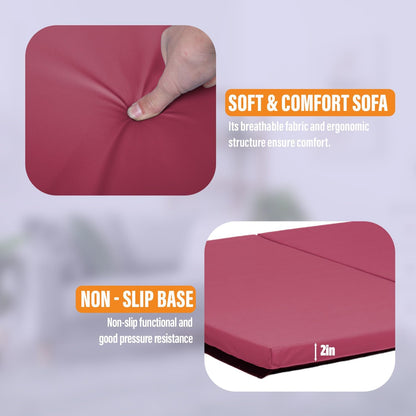 Gymnastics Mats Foldable Tumbling Mats Portable Gymnastics Exercise Mat Thick Gymnastics Tumbling Mats Pad Home Exercise Panel Mat With Carrying Handles