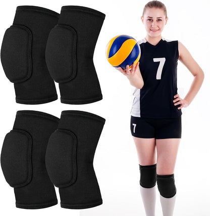 2 Pairs Volleyball Knee Pads Youth, Knee Pads for Girls, Women, Kids, Men