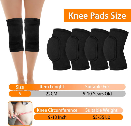2 Pairs Volleyball Knee Pads Youth, Knee Pads for Girls, Women, Kids, Men