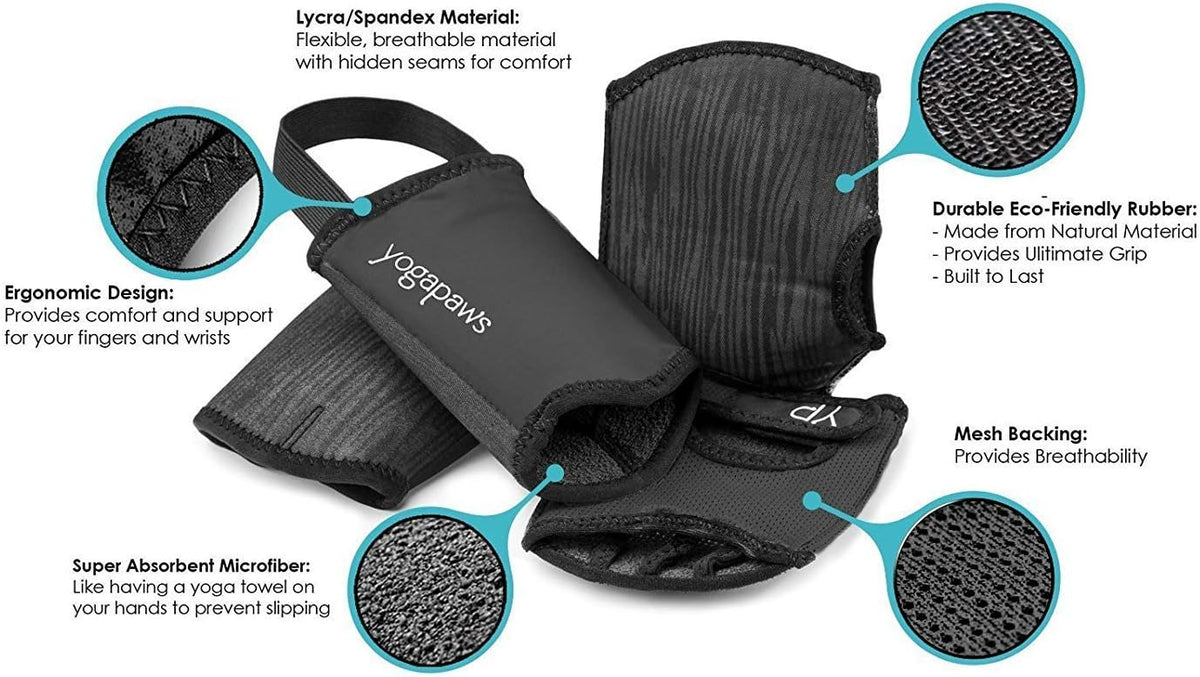 SkinThin Non Slip Yoga Gloves and Yoga Socks for Women & Men for Hot Yoga, Crossfit, Cycling, for Sweaty Hands Feet