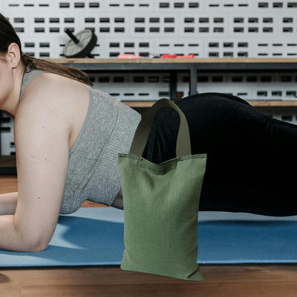 Weighted Sandbag for Yoga and Fitness, 2kg Canvas Bag with Handle