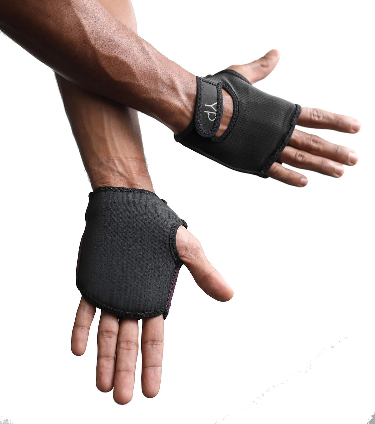 Elite Padded Anti Slip Grip Gloves for Women and Men for Yoga, Power Yoga, Pilates, Cycling, Crossfit, Outdoor Exercise, Weight Training and for Sweaty Hands
