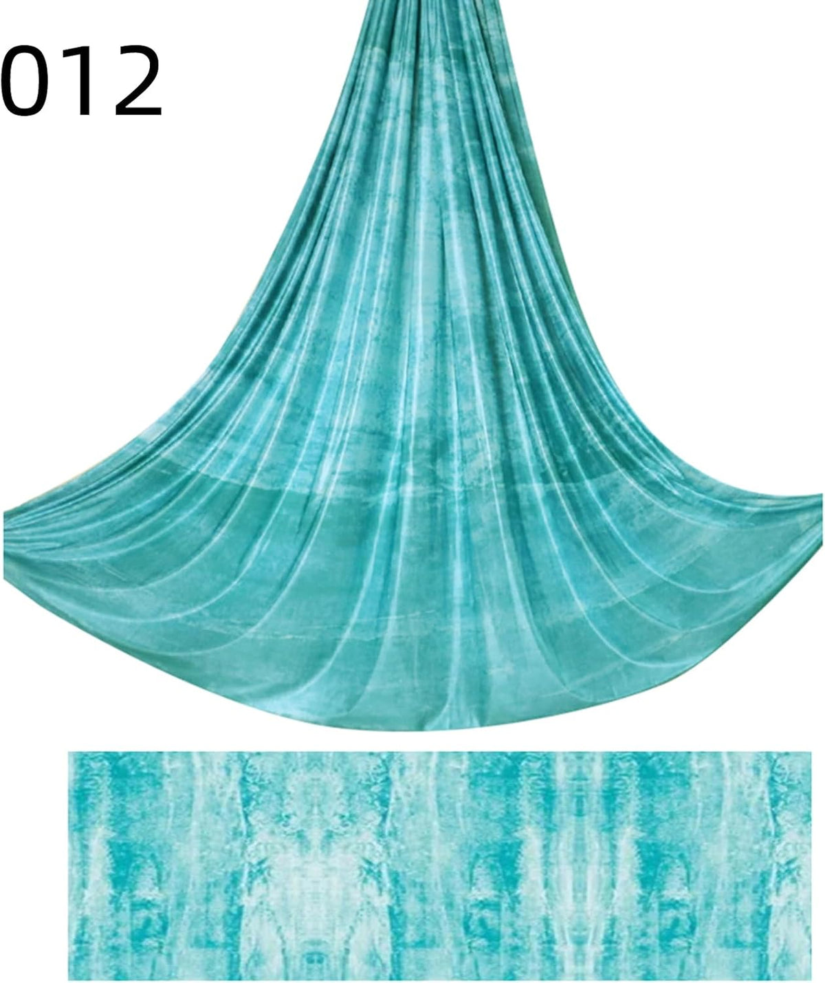 5.5 Yards / 5m Aerial Yoga Hammock Fabric Gradient Aerial Silks Yoga Swing Fitness Stretch Belt for Gym and Indoor Home Studio