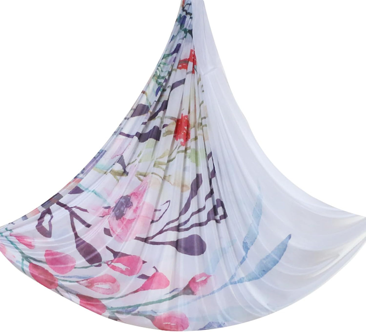 5.5 Yards / 5m Aerial Yoga Hammock Fabric Gradient Aerial Silks Yoga Swing Fitness Stretch Belt for Gym and Indoor Home Studio