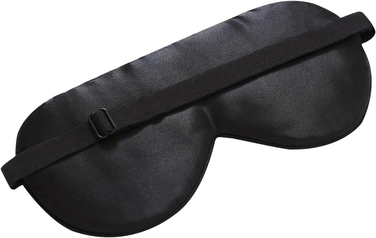 Sleep Mask Silk Eye Cover with Shaped Pad, Machine Washable