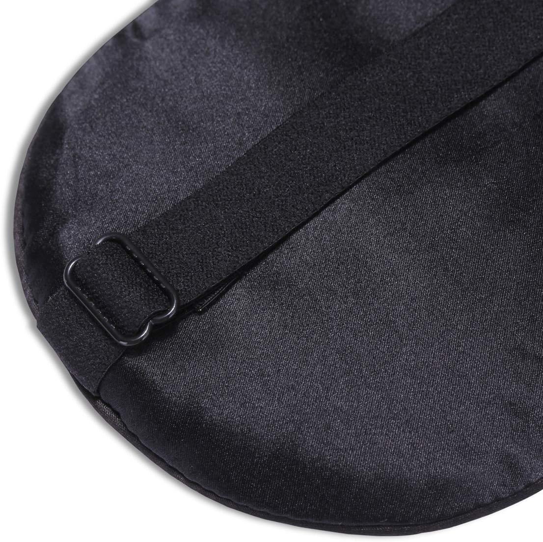 Sleep Mask Silk Eye Cover with Shaped Pad, Machine Washable