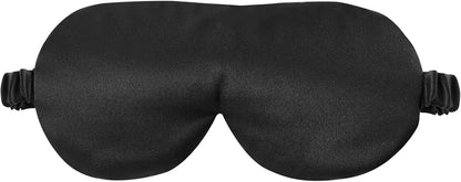 Sleep Mask Silk Eye Cover with Shaped Pad, Machine Washable