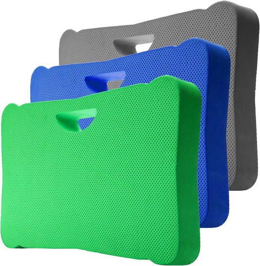 3 Pack Kneeling Mats, Heavy Duty Thick Foam Kneeling Pad, Shock Absorbent Pads, High Density Premium Kneeling Pads for Yoga Exercise, Foam Kneeler Mat Garden Cushions, Water Proof