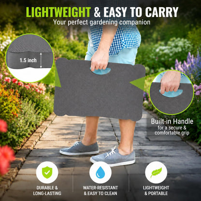 3 Pack Kneeling Mats, Heavy Duty Thick Foam Kneeling Pad, Shock Absorbent Pads, High Density Premium Kneeling Pads for Yoga Exercise, Foam Kneeler Mat Garden Cushions, Water Proof