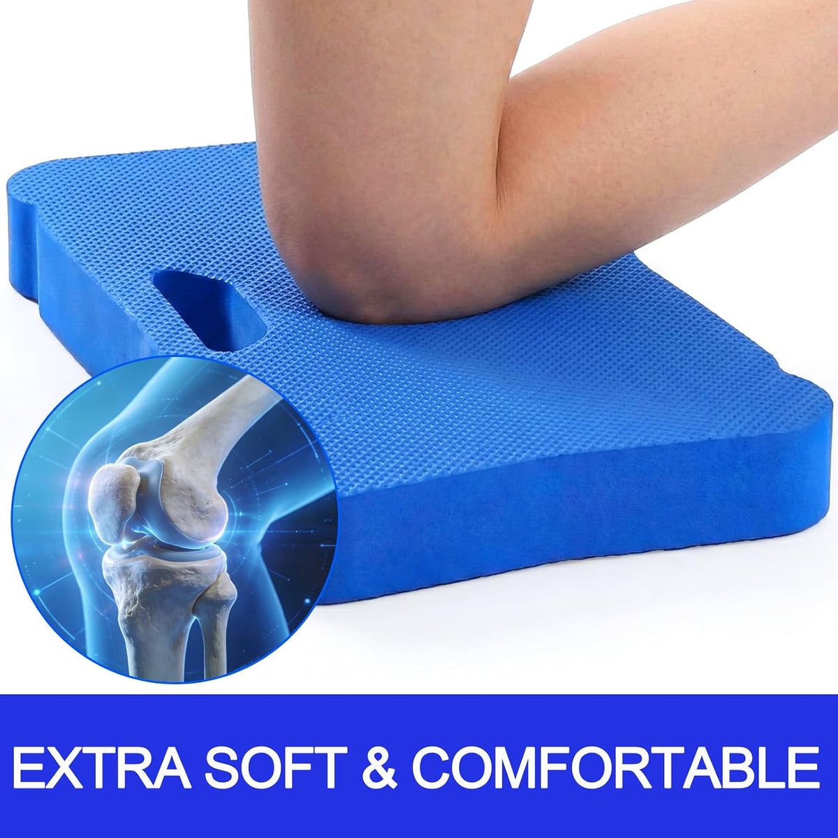 3 Pack Kneeling Mats, Heavy Duty Thick Foam Kneeling Pad, Shock Absorbent Pads, High Density Premium Kneeling Pads for Yoga Exercise, Foam Kneeler Mat Garden Cushions, Water Proof
