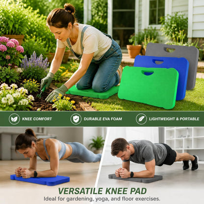 3 Pack Kneeling Mats, Heavy Duty Thick Foam Kneeling Pad, Shock Absorbent Pads, High Density Premium Kneeling Pads for Yoga Exercise, Foam Kneeler Mat Garden Cushions, Water Proof