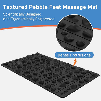 Smartrang High Elasticity Acupressure Mat, Foldable Particle Foot Massager, Pressure Point Pad for Relieve Foot Pain, Fasciitis