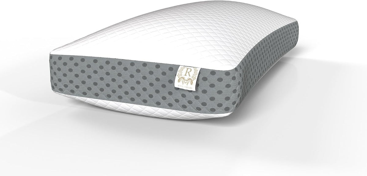 Memory Foam Pillow, Queen Neck Pain Relief, Contour Cervical Pillow, for Neck and Shoulder Pain, Side, Back and Stomach Sleeper, 24x14x5 inches