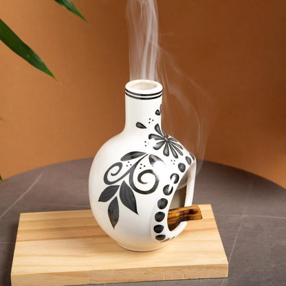 Palo Santo Holder, Mini Chimney Incense Bowl for Sage & Cones