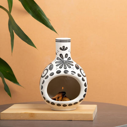 Palo Santo Holder, Mini Chimney Incense Bowl for Sage & Cones