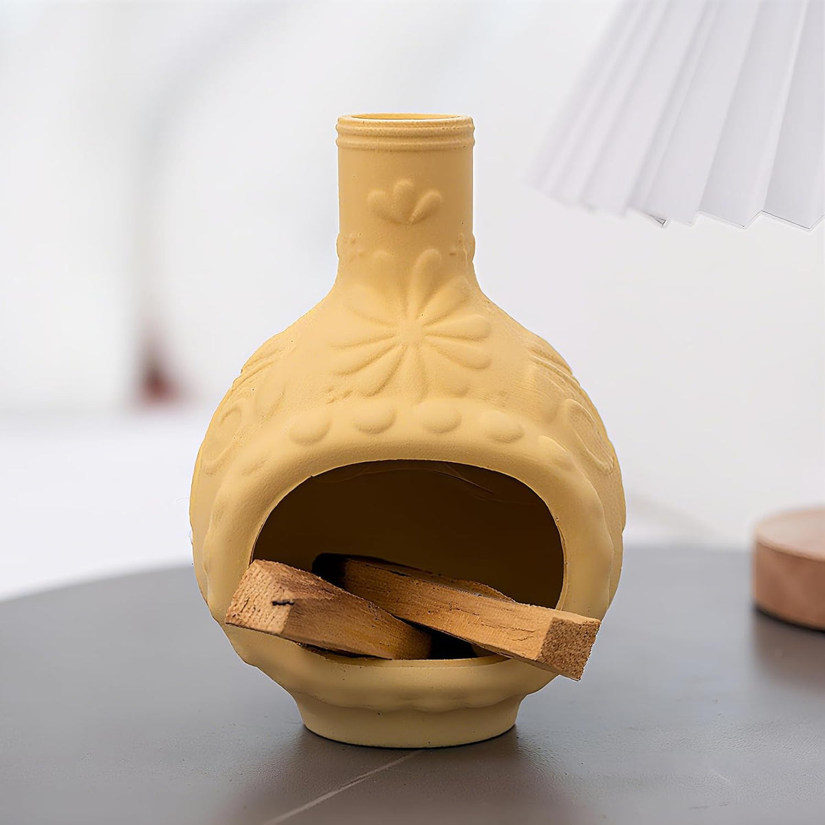 Palo Santo Holder, Mini Chimney Incense Bowl for Sage & Cones