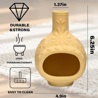 Palo Santo Holder, Mini Chimney Incense Bowl for Sage & Cones