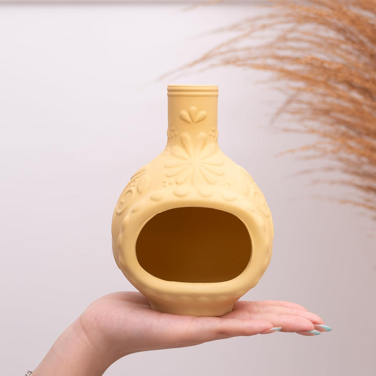 Palo Santo Holder, Mini Chimney Incense Bowl for Sage & Cones
