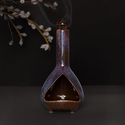 Palo Santo Holder, Mini Chimney Incense Bowl for Sage & Cones