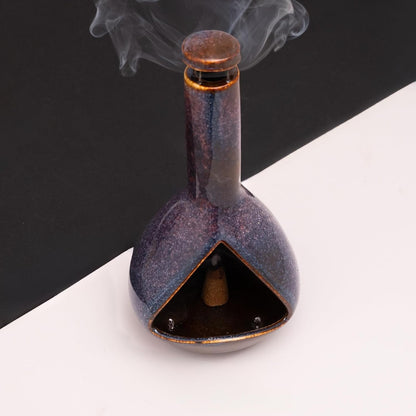 Palo Santo Holder, Mini Chimney Incense Bowl for Sage & Cones