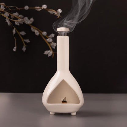Palo Santo Holder, Mini Chimney Incense Bowl for Sage & Cones