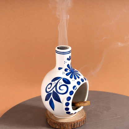 Palo Santo Holder, Mini Chimney Incense Bowl for Sage & Cones
