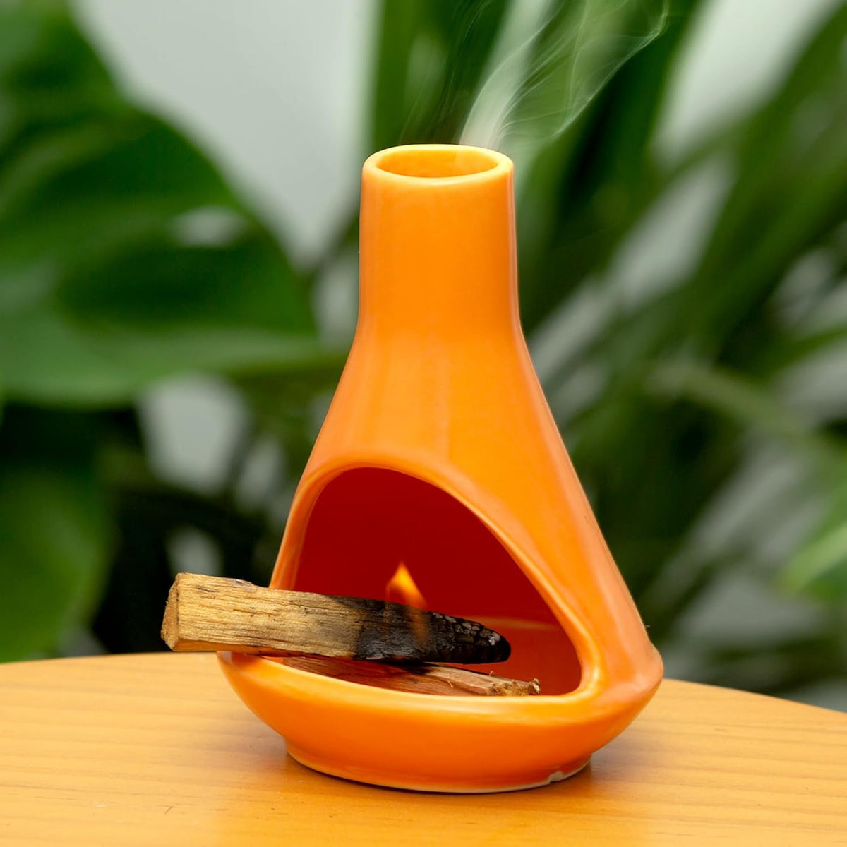 Palo Santo Holder, Mini Chimney Incense Bowl for Sage & Cones