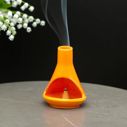 Palo Santo Holder, Mini Chimney Incense Bowl for Sage & Cones