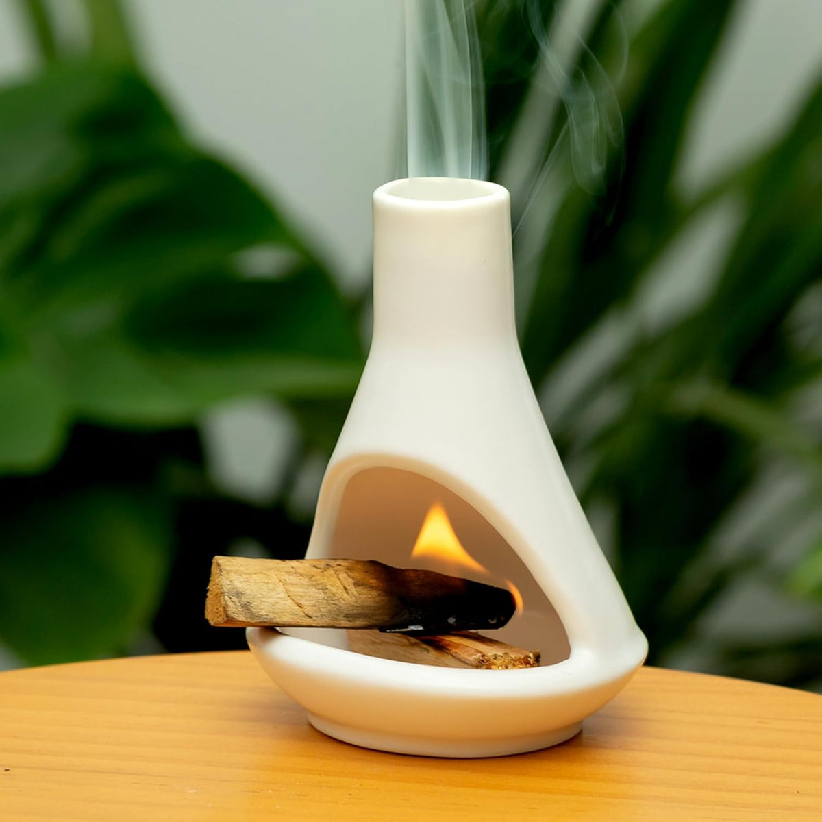 Palo Santo Holder, Mini Chimney Incense Bowl for Sage & Cones