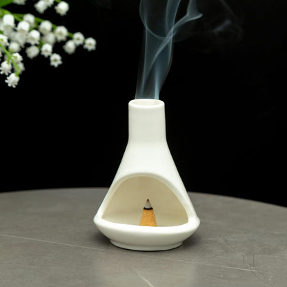 Palo Santo Holder, Mini Chimney Incense Bowl for Sage & Cones