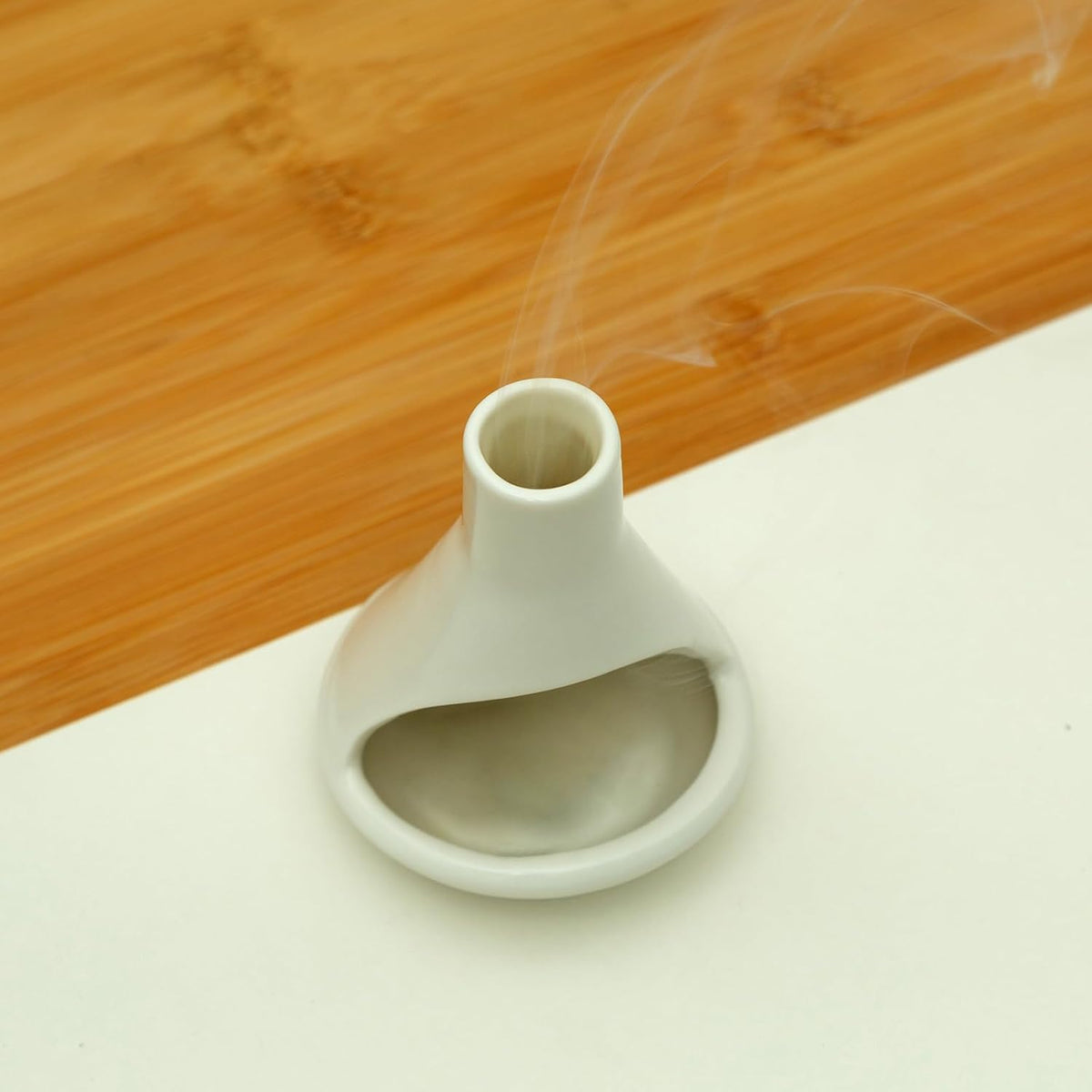 Palo Santo Holder, Mini Chimney Incense Bowl for Sage & Cones