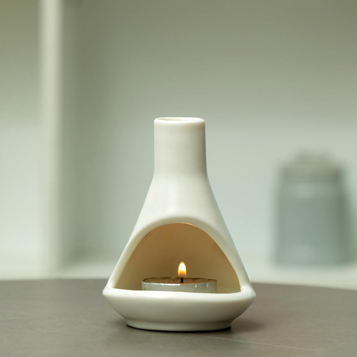 Palo Santo Holder, Mini Chimney Incense Bowl for Sage & Cones