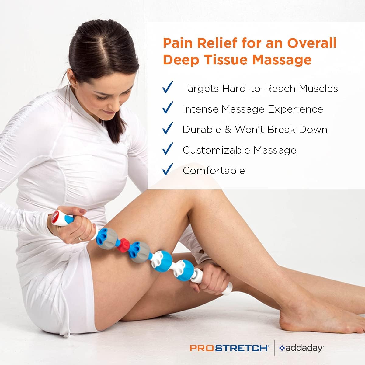Pro Roller, Massage Stick for Muscle Soreness & Trigger Points