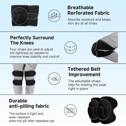 Women Men Knee Pads for Cleaning Floors,House Working,Gardening