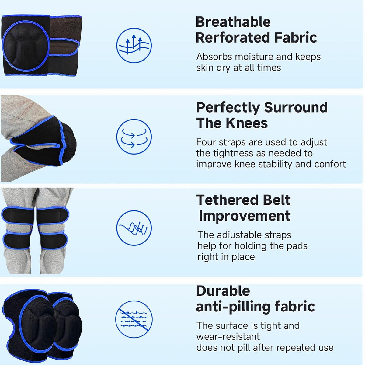 Women Men Knee Pads for Cleaning Floors,House Working,Gardening